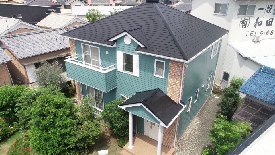 豊川市新宿町での外壁・屋根塗装工事 M様邸