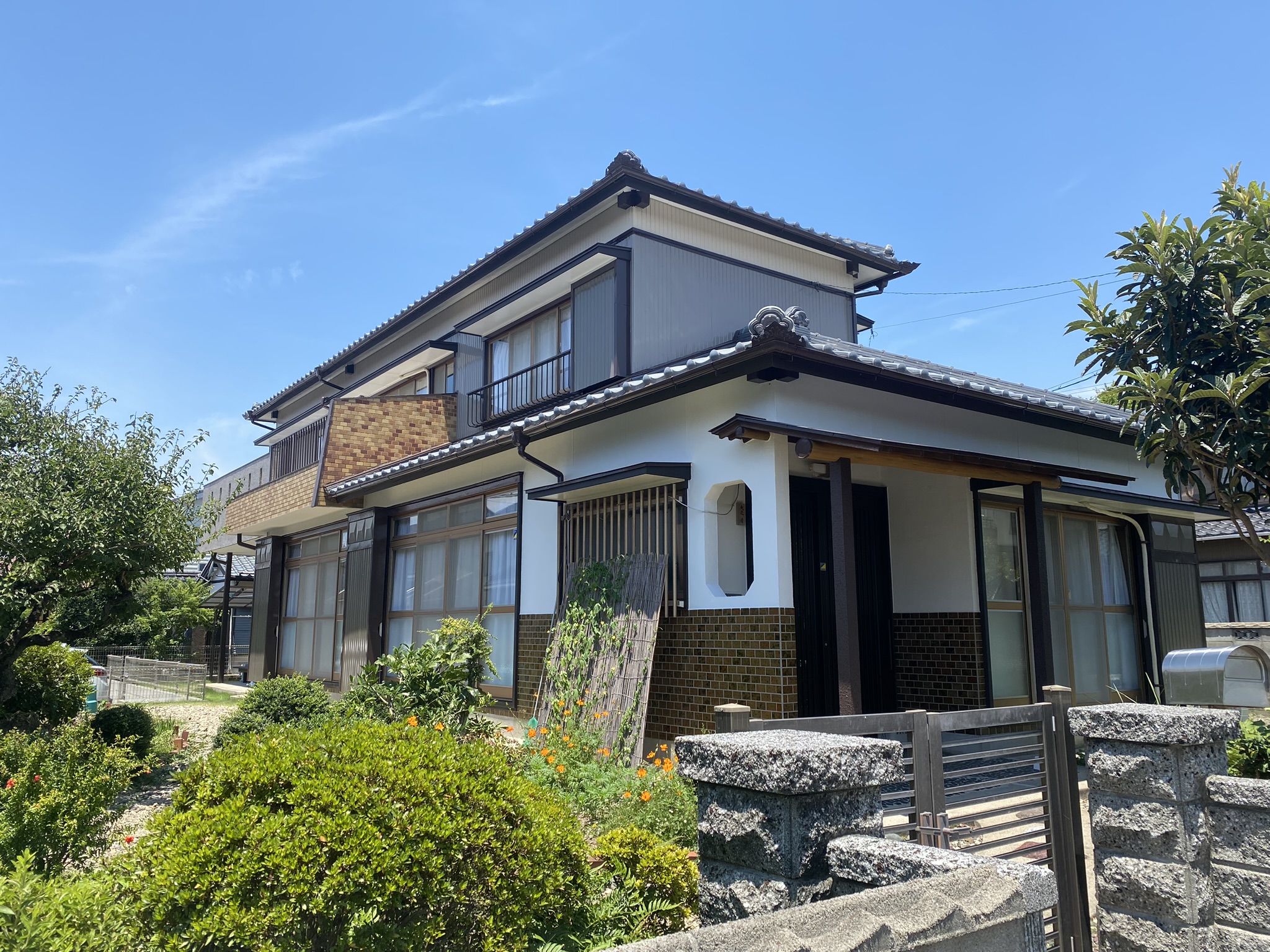 豊川市大木新町通 築50年の和風住宅✨外装の痛みはすべてリフレッシュされました