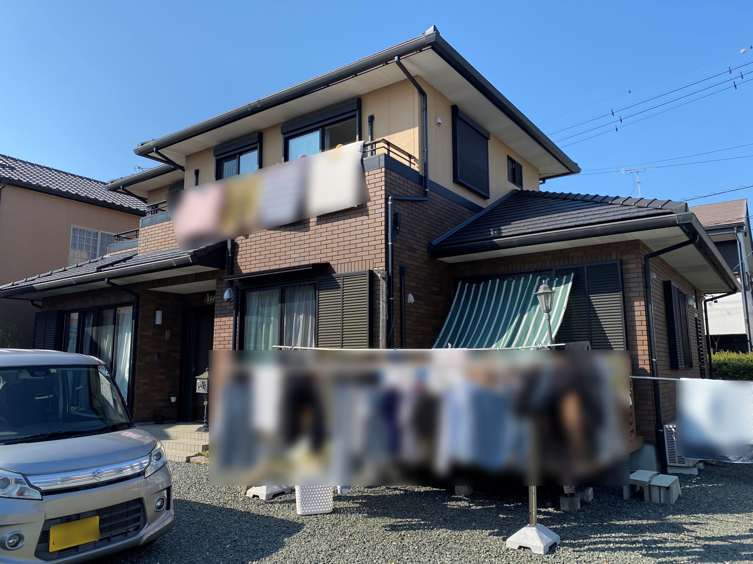 豊川市伊奈町 富士ハウスの施工事例■新築時の色番号で再施工