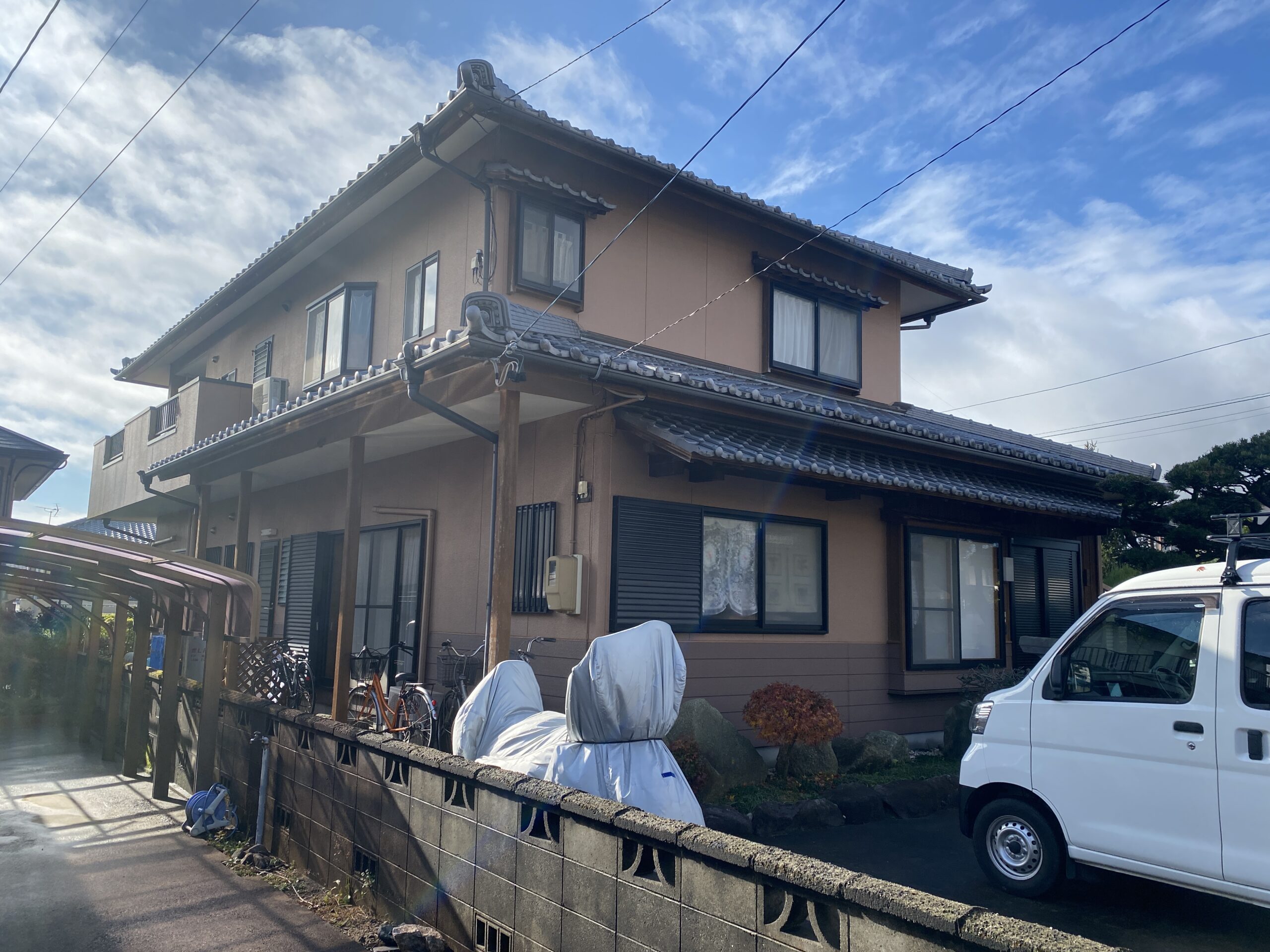 豊川市八幡町 外壁塗り替え事例【ガイナ】