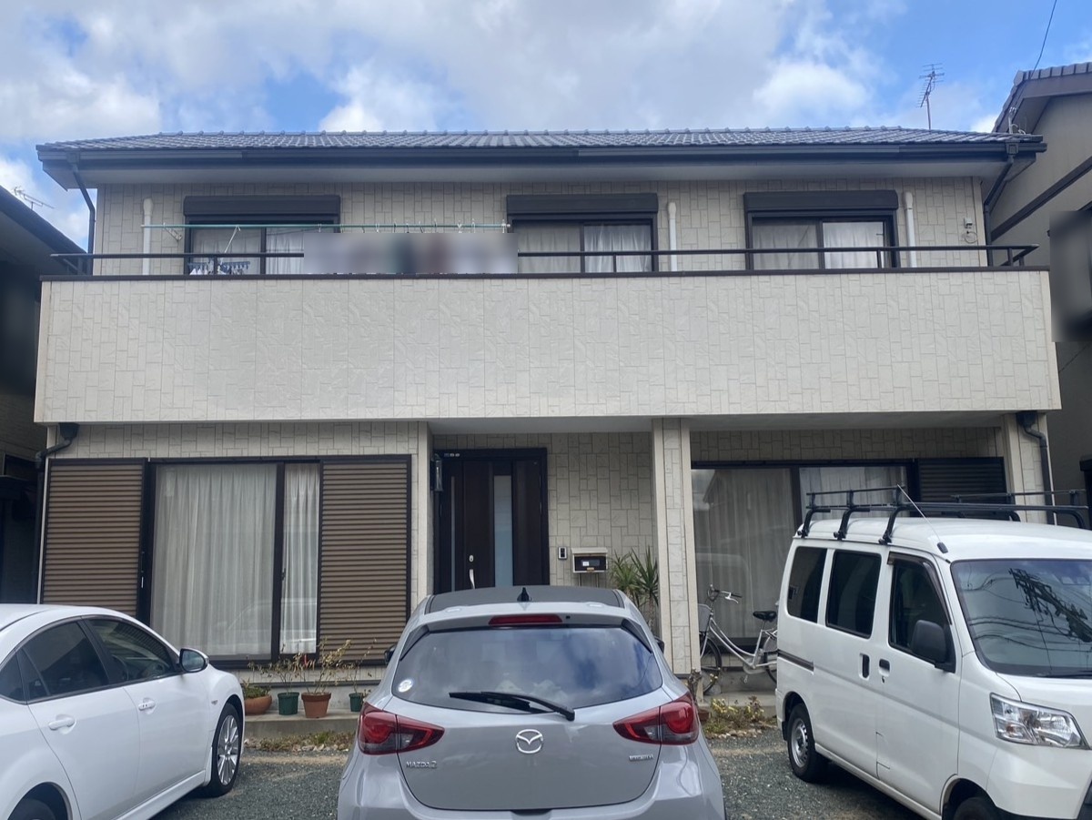 豊川市諏訪 外壁塗替え事例【ガイナ】