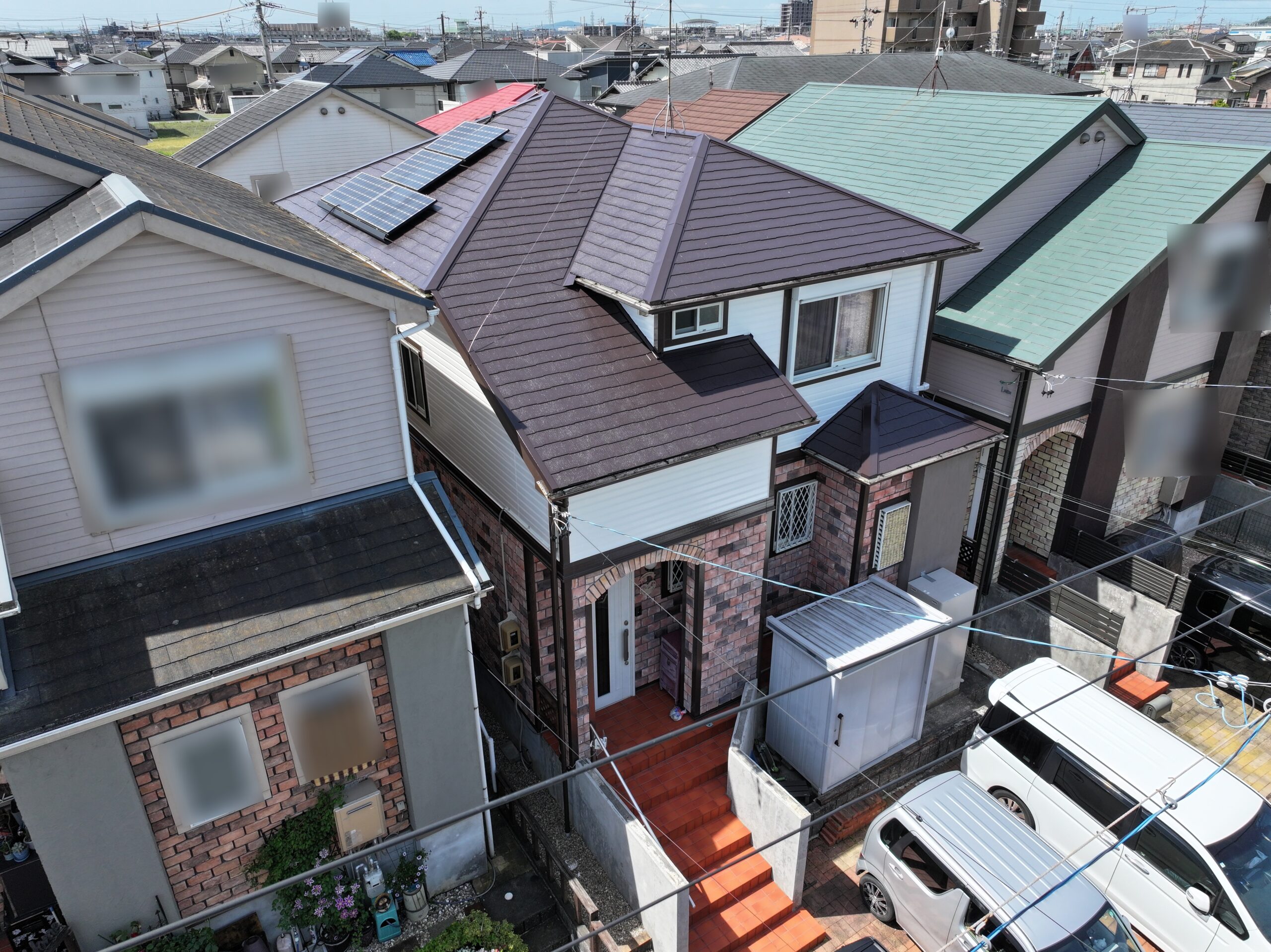 豊川市市田町での屋根・外壁塗装工事K様