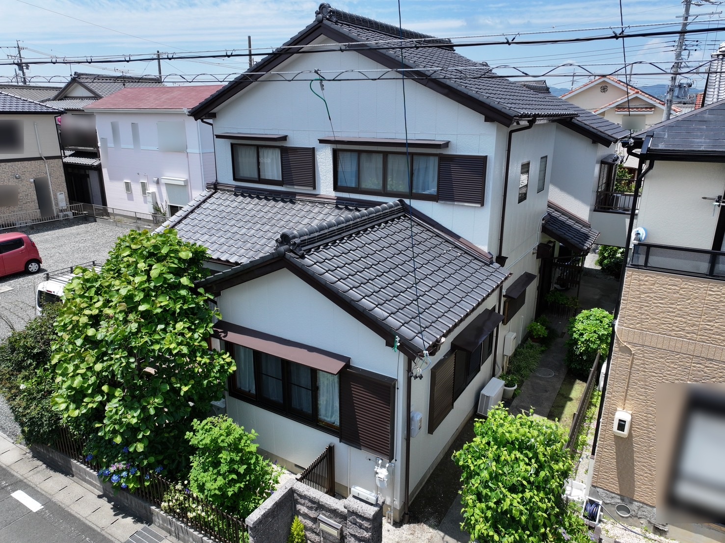 豊川市高見町 外壁塗替え事例【無機UVコート】