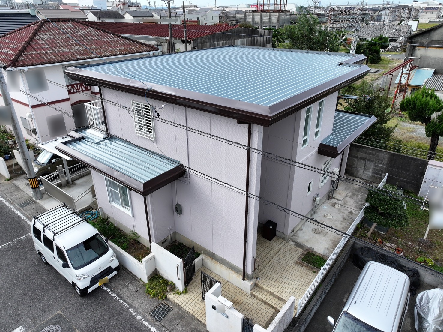 豊川市伊奈町での屋根・外壁塗装工事K様