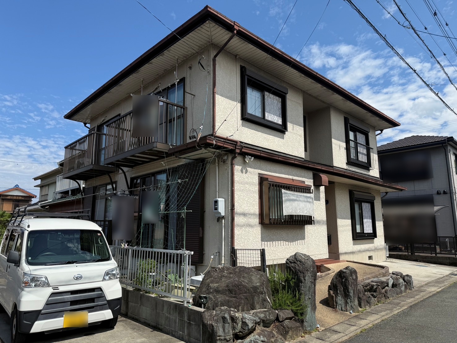 【豊川市長沢町】断熱塗料ガイナで一年中快適に｜屋根・外壁塗装 M様邸 施工事例