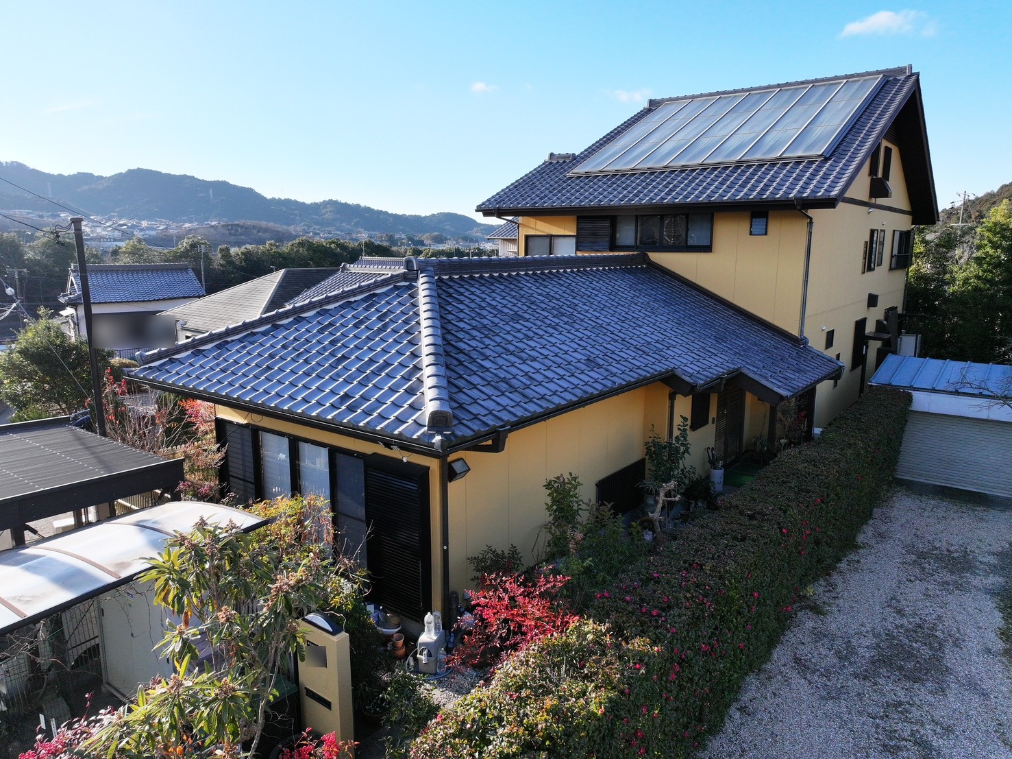 【岡崎市本宿町】ガイナで明るく快適に｜やさしいイエロー系外壁塗装