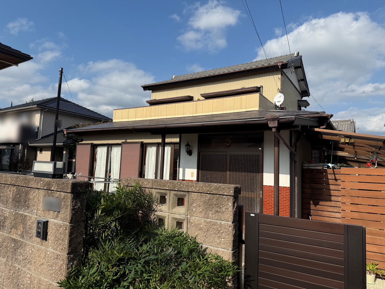 【豊川市西豊町】屋根・外壁塗装事例｜シリコン塗料で長持ち施工