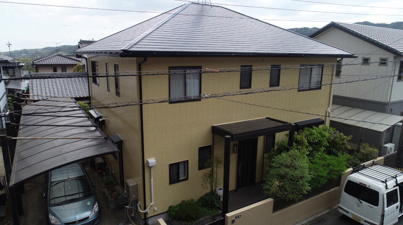 豊川市赤坂台 Sさま | 豊川市、豊橋市の外壁塗装と屋根塗装なら地域