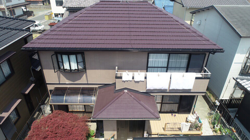 豊川市伊奈町での外壁・屋根塗装工事  M様邸