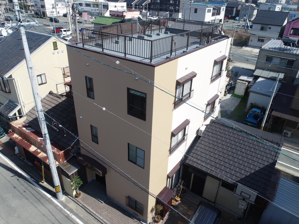 豊川市曙町 屋上防水と無機塗料による外壁塗装！長きにわたって安心です