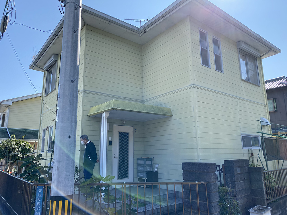 豊川市御油町 外壁無機塗装と痛んだスレート屋根をカバー工法で葺替えしました
