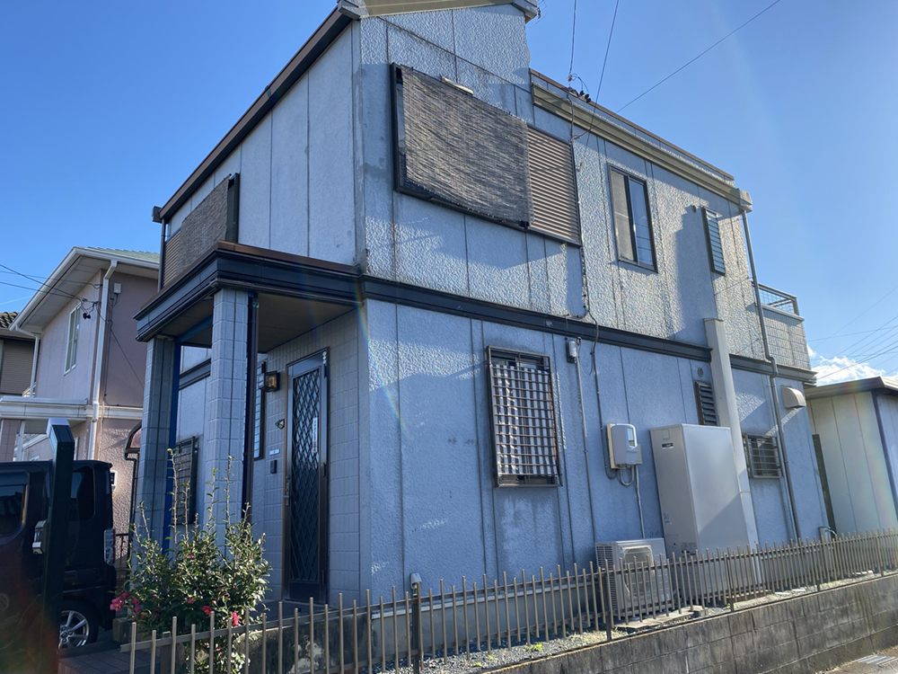 豊川市小田渕町 ラベンダー色の外壁に素敵にリフレッシュ