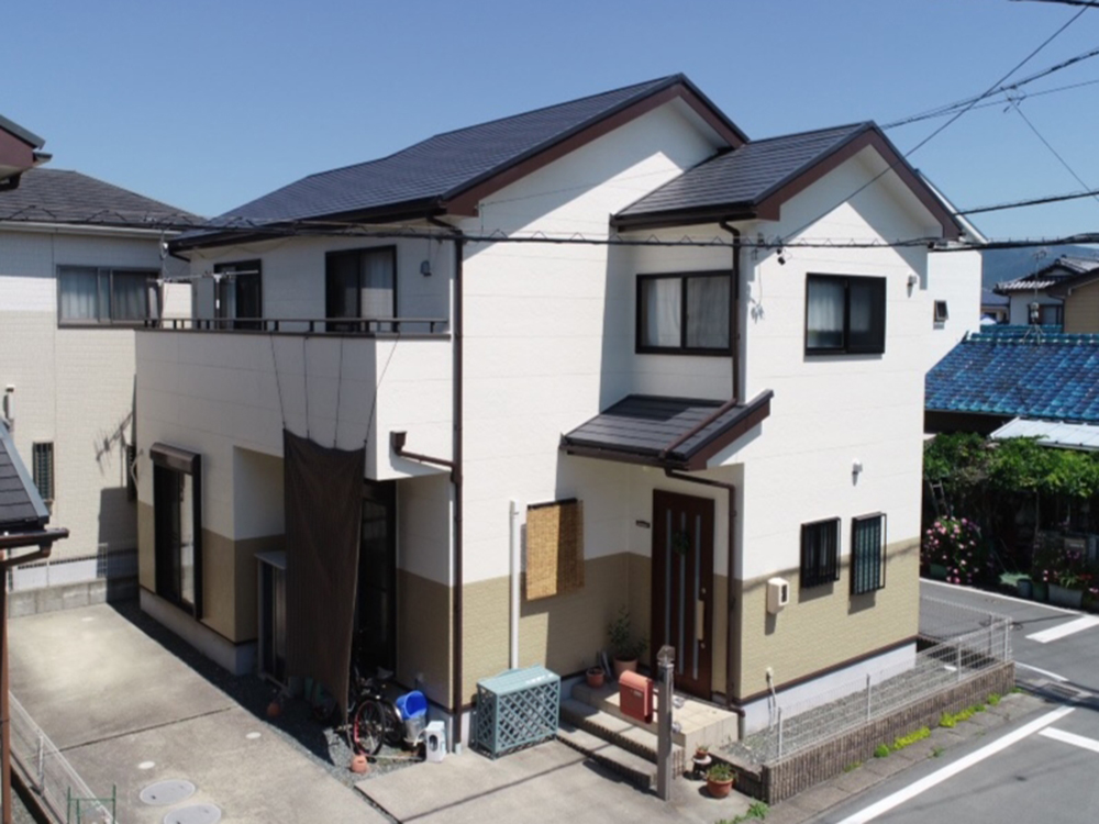 豊川市上野での屋根・外壁塗装工事 M様邸