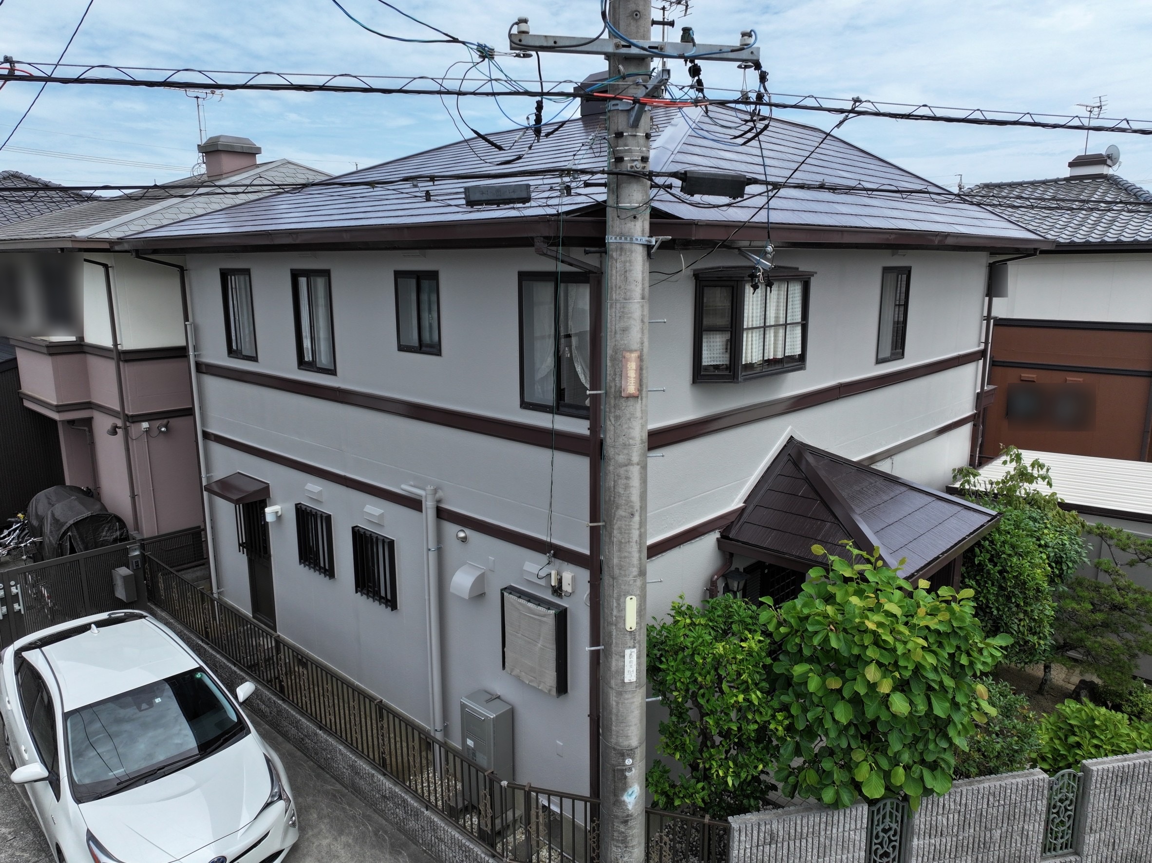 豊川市小坂井町 パナホームの塗り替え工事【シリコンレボ】