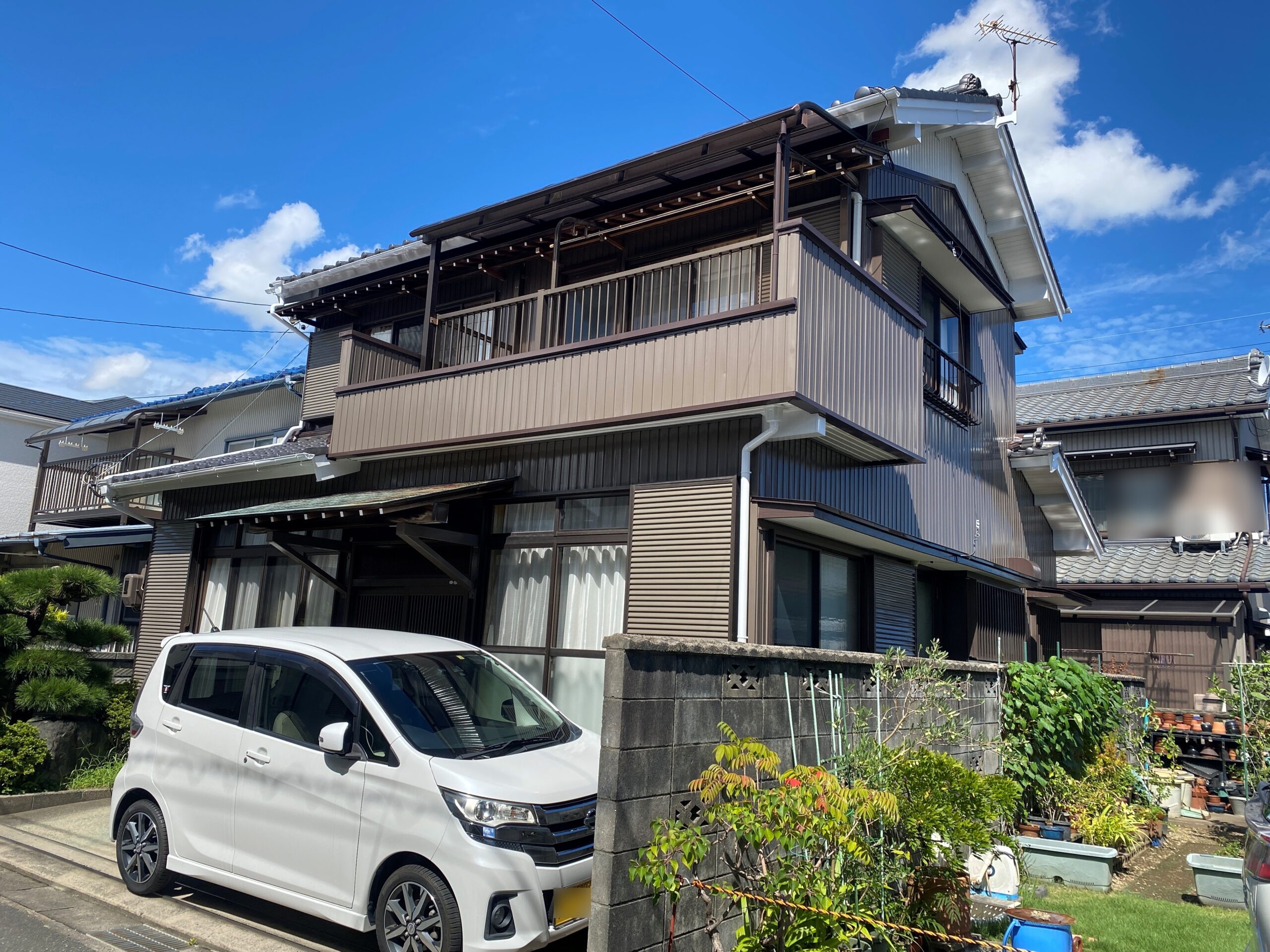 豊川市高見町での外壁塗装工事Y様