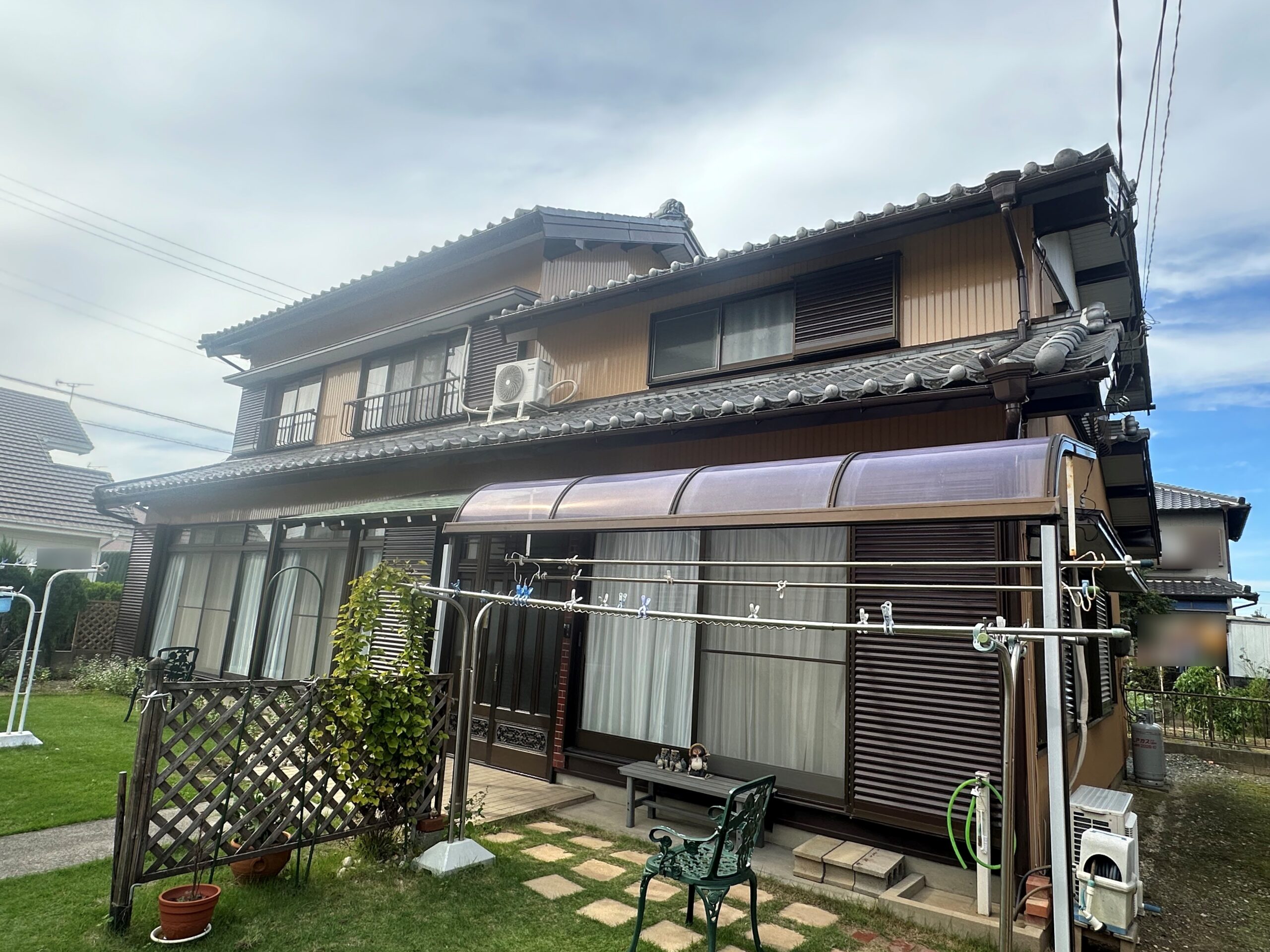 豊川市桜町での外壁塗装工事H様