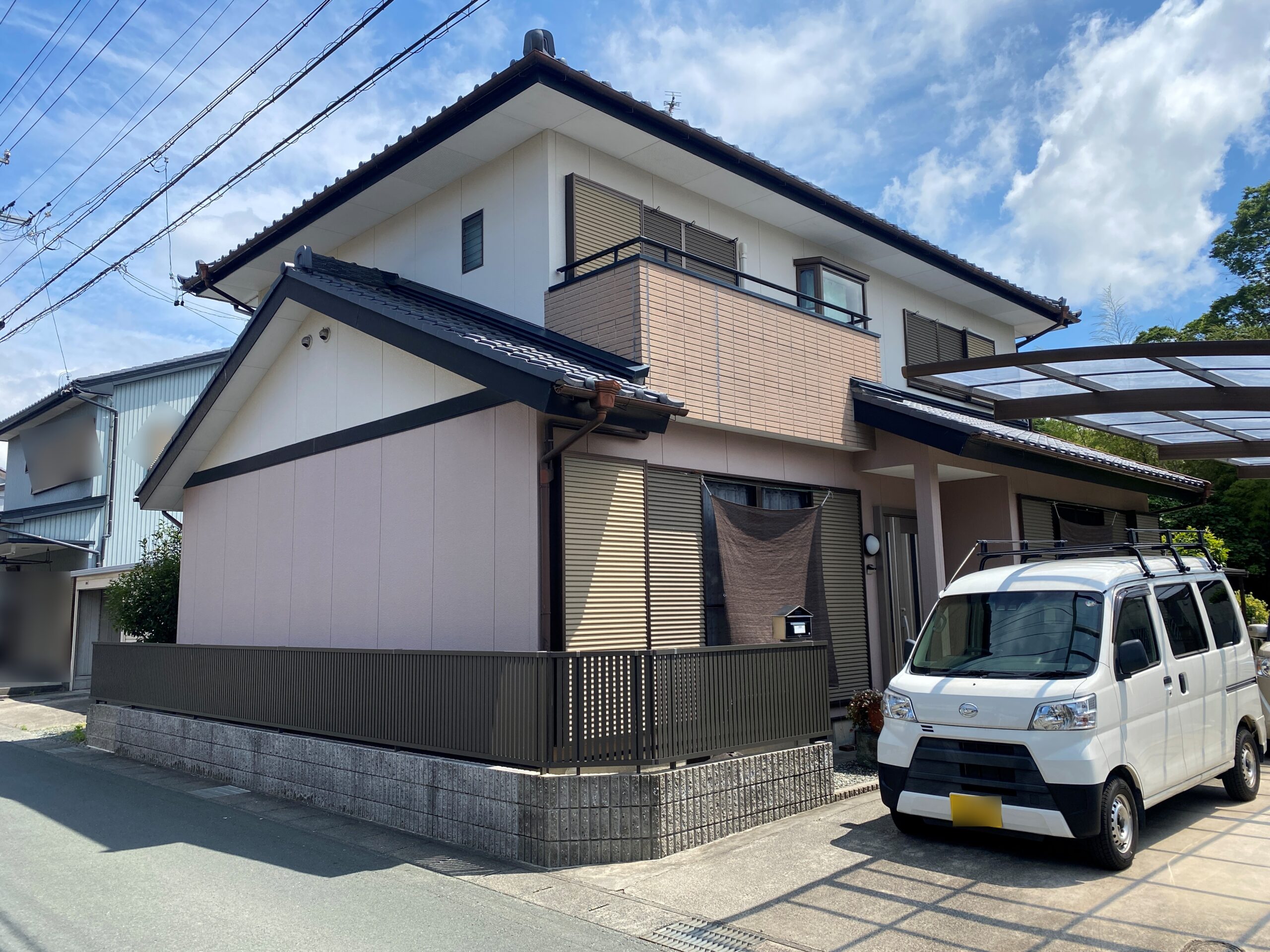 豊川市小坂井町 外壁塗替え事例【シリコンレボ】