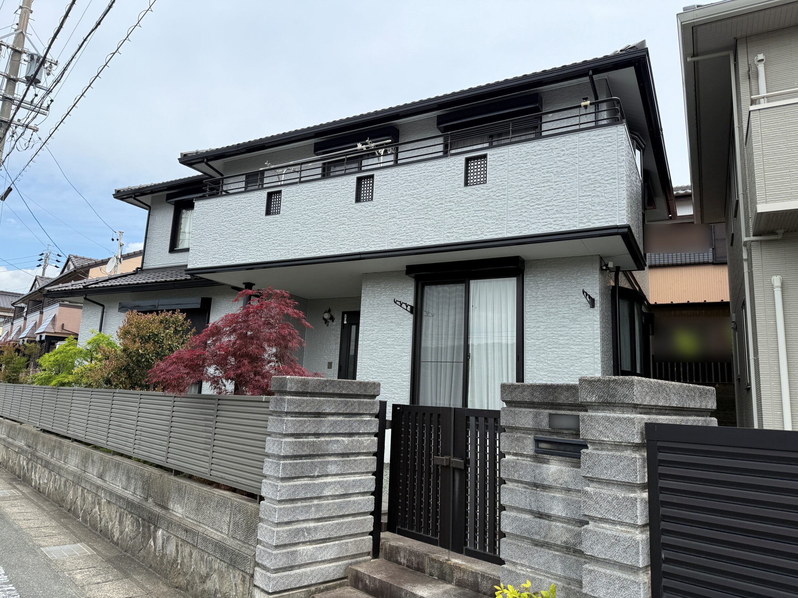 豊川市御油町 ダイワハウスの外壁塗替え事例【無機UVコート】