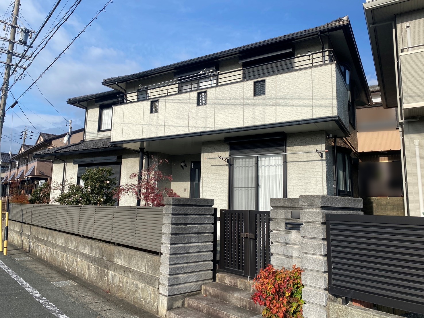 豊川市御油町 ダイワハウスの外壁塗替え事例【無機UVコート】