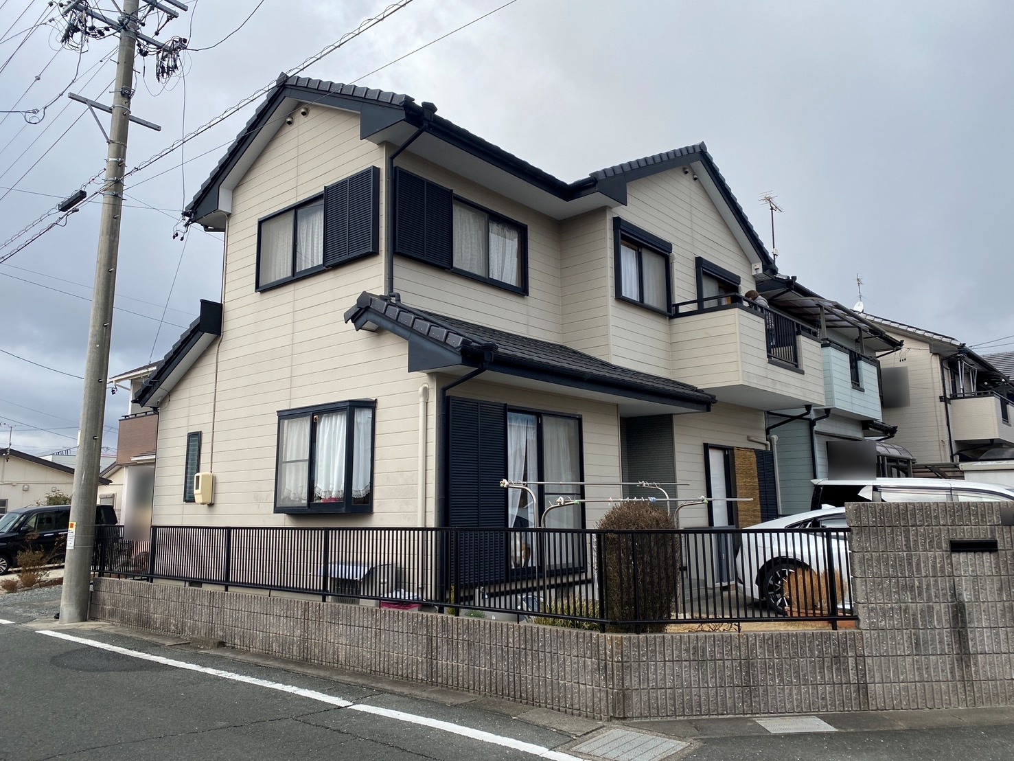 豊川市金屋本町 外壁塗替え事例【無機UVコート】