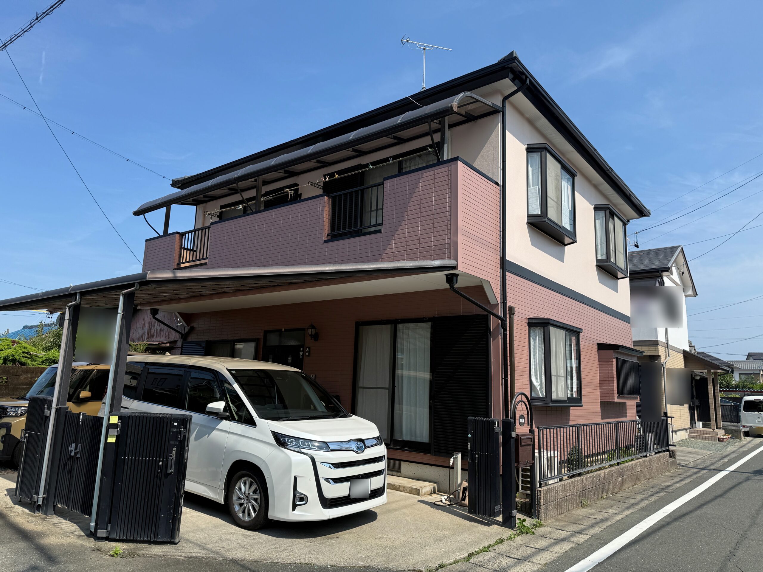 豊川市伊奈町での外壁塗装工事Y様