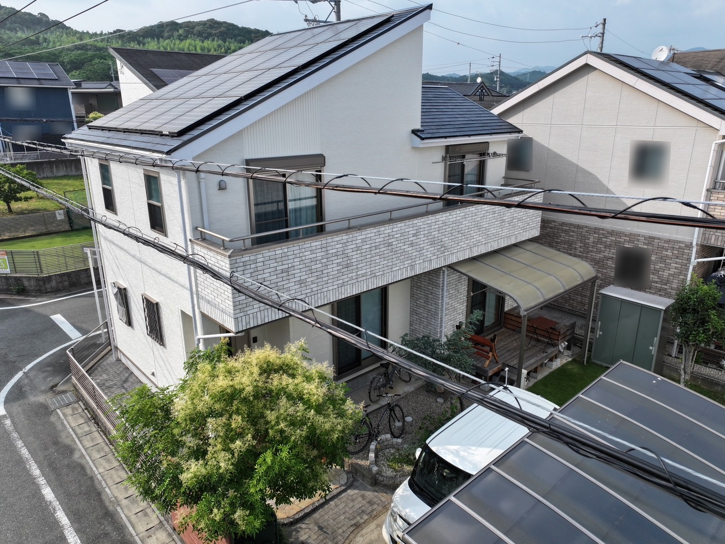 豊川市八幡町 屋根・外壁塗替え事例【ボンフロン弱溶剤GT】