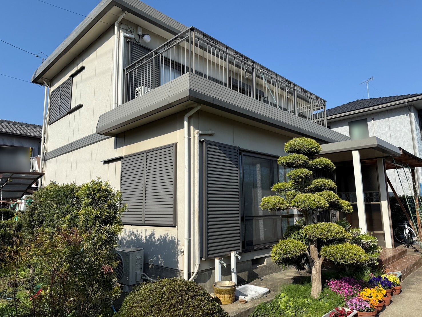 豊川市伊奈町 セキスイハイムの屋根・外壁塗替え事例【無機UVコート】