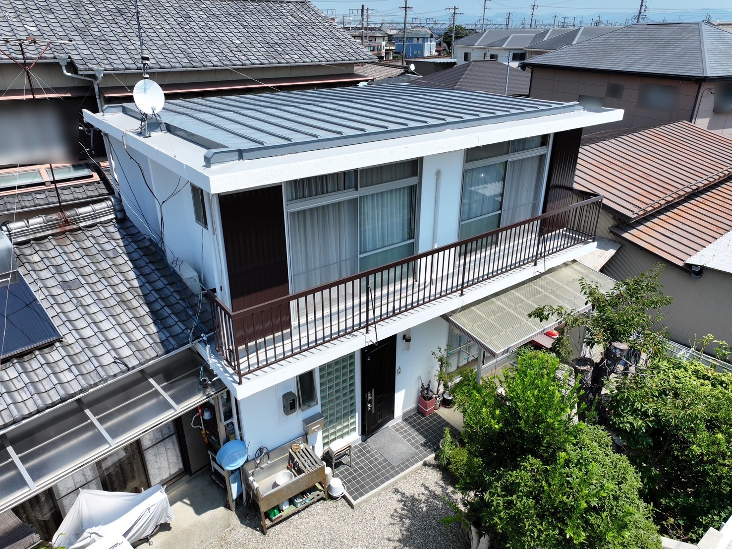 豊川市御津町での外壁塗装工事H様