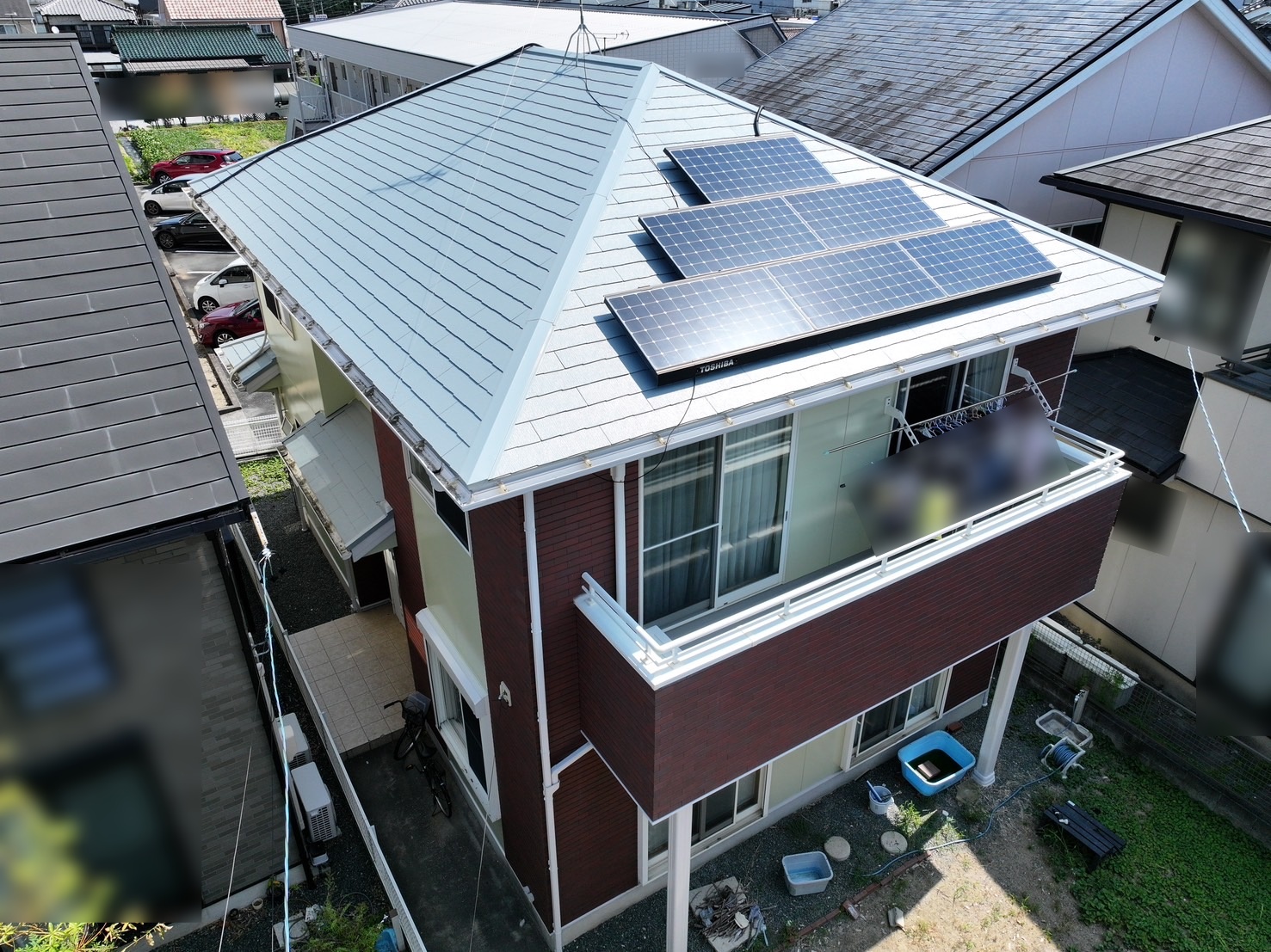 豊橋市東幸町での屋根・外壁塗装工事I様