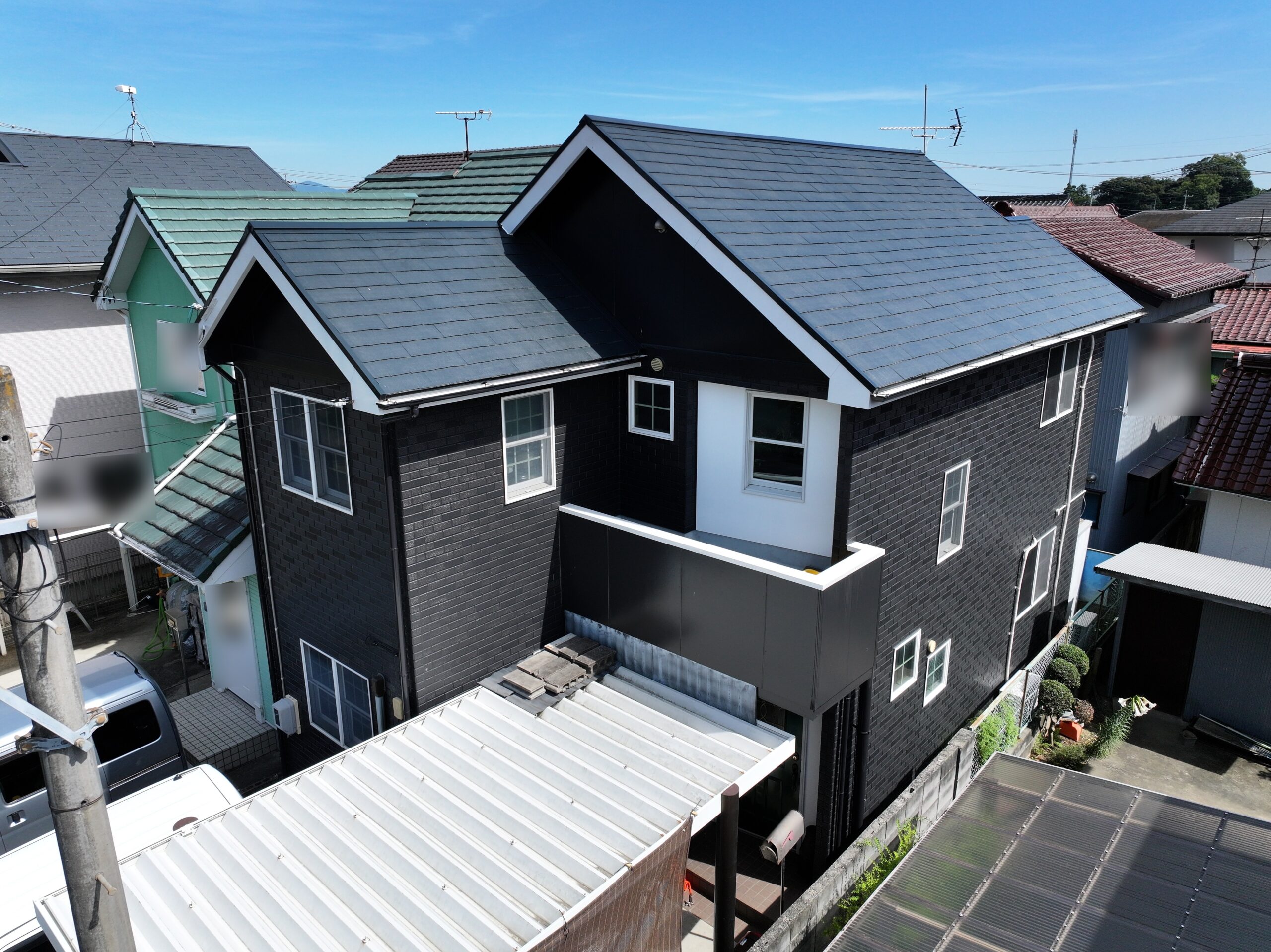豊川市市田町での屋根・外壁塗装工事K様
