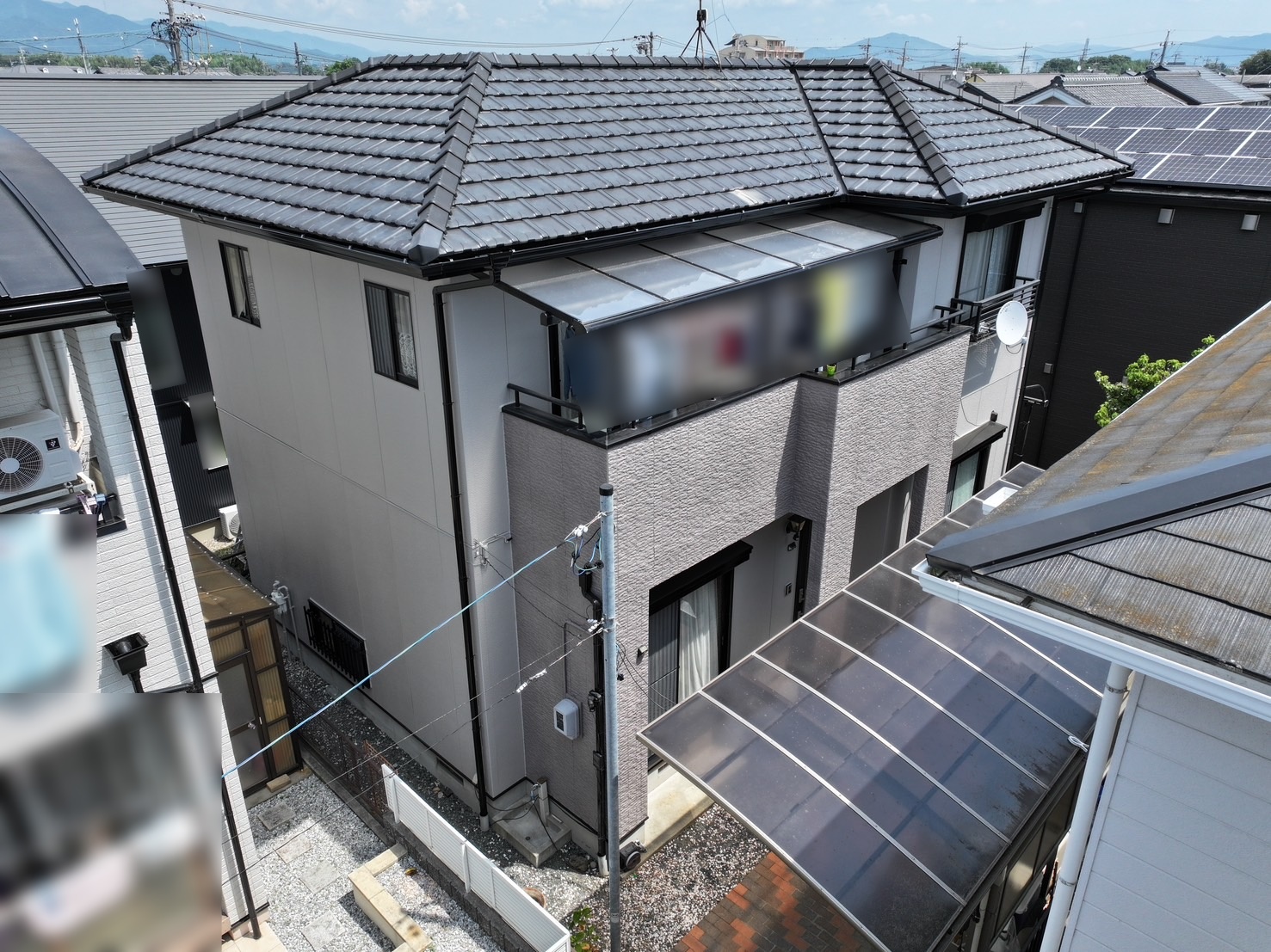 豊川市三蔵子町での外壁塗装工事K様