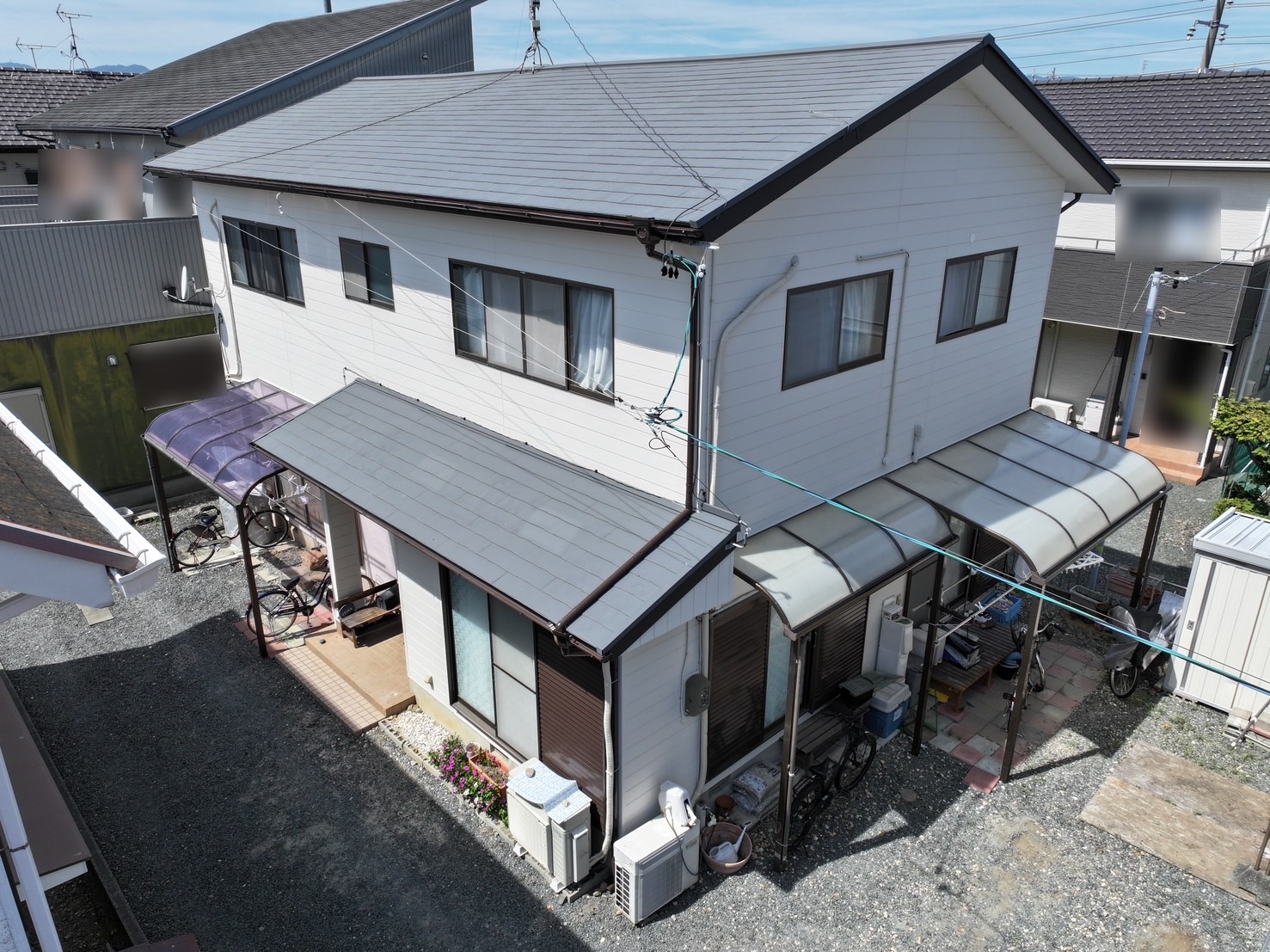 豊川市伊奈町での屋根・外壁塗装工事O様