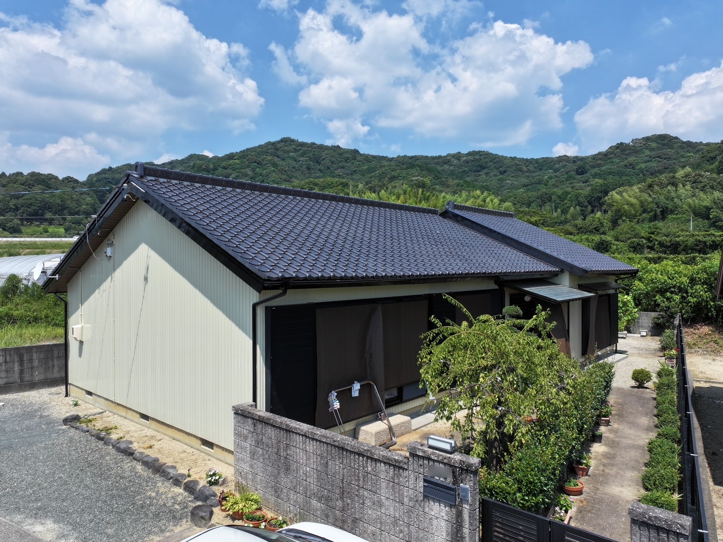 豊川市御津町での外壁塗装工事O様