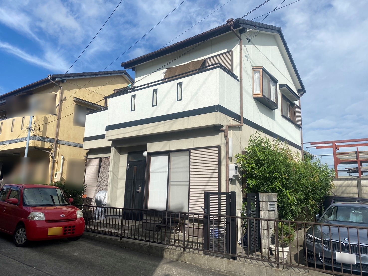 豊川市堺町　屋根・外壁塗替え事例【ベージュ系】