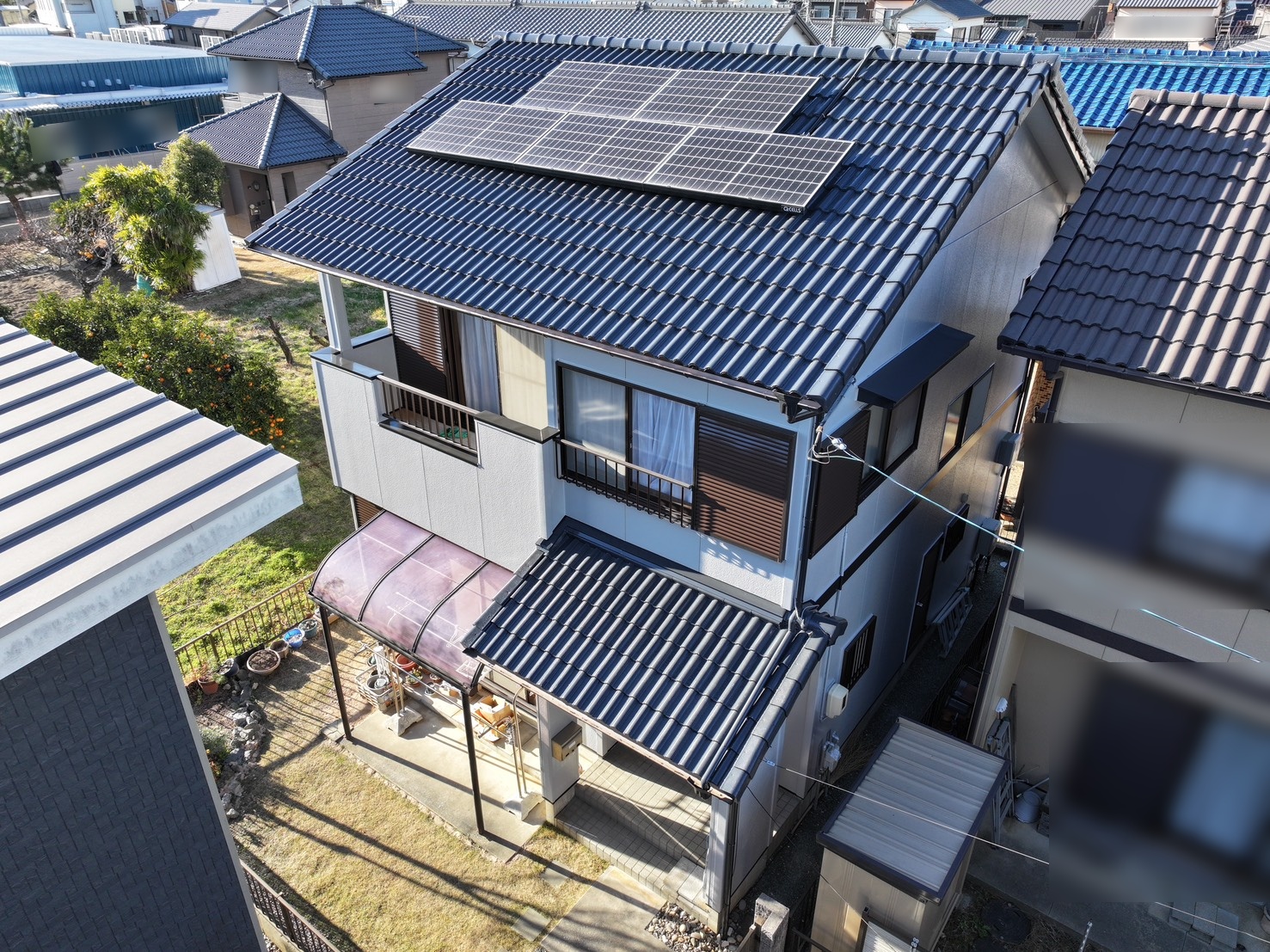 【豊川市御油町】無機UVコート採用｜屋根・外壁塗装で重厚感ある外観へ