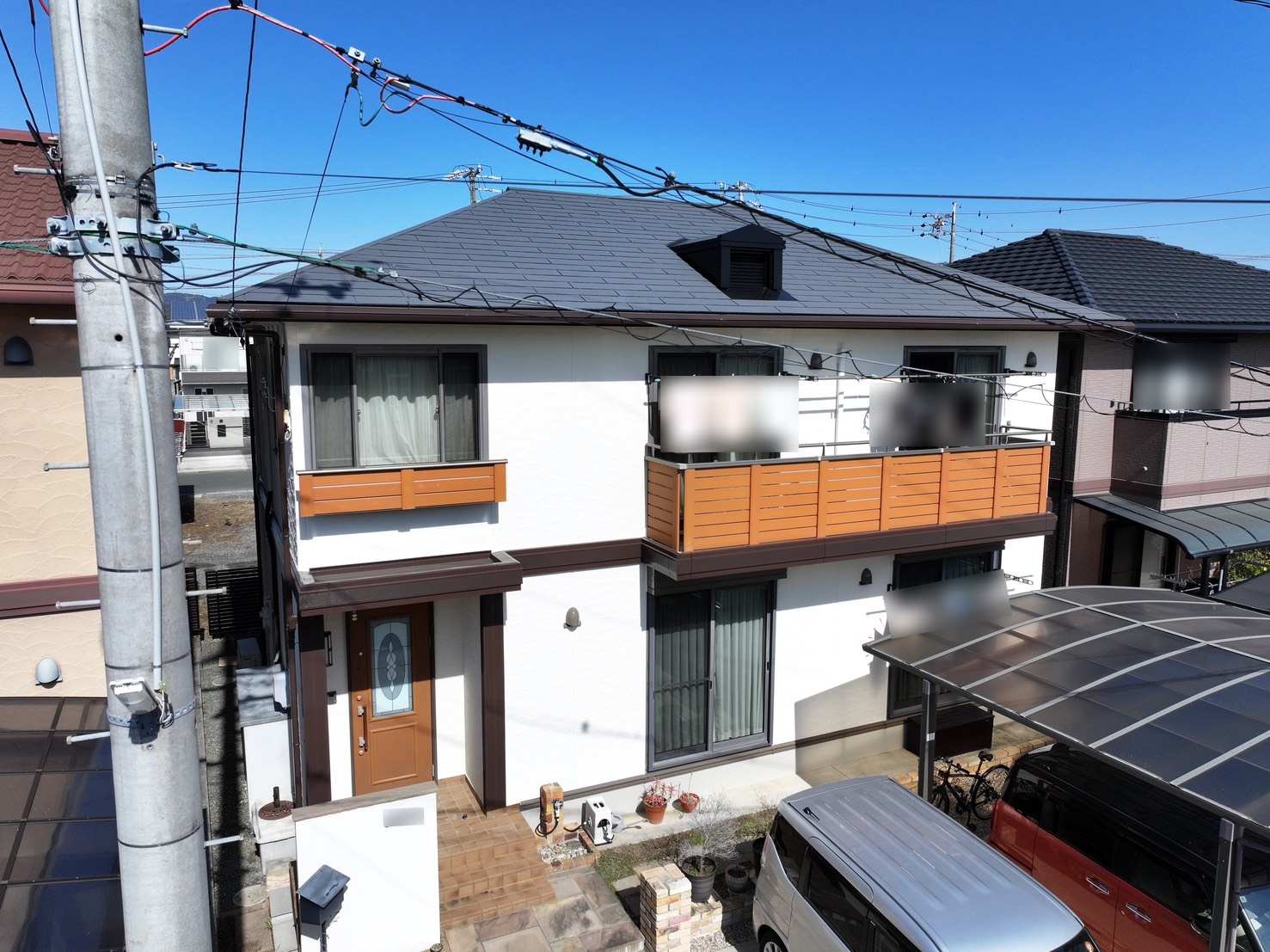 【豊川市蔵子】ダイワハウス住宅 屋根・外壁塗装｜断熱ガイナでホワイト系リニューアル