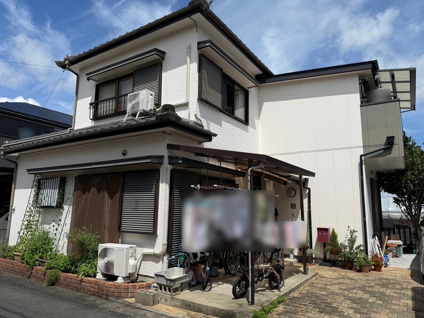 【豊川市三蔵子】フッソUVコートで屋根・外壁を高耐久リニューアル｜ホワイト系塗装