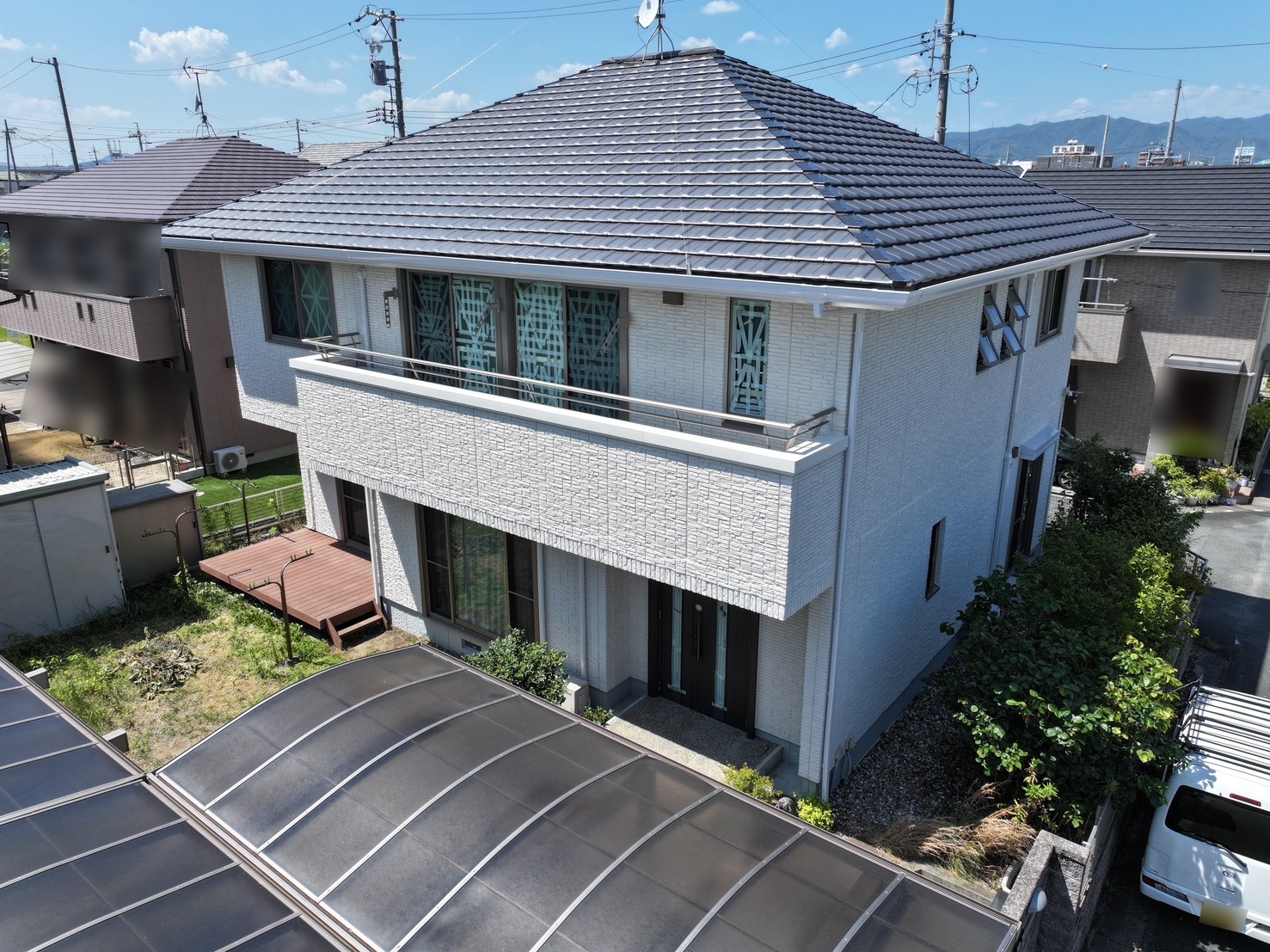 豊川市古宿町｜セキスイハイムの外壁塗装＋ベランダ防水事例